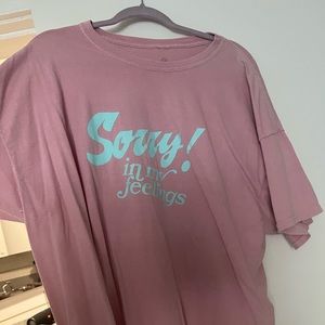 Lonely Ghost Sorry in My Feelings Color Changing Tee